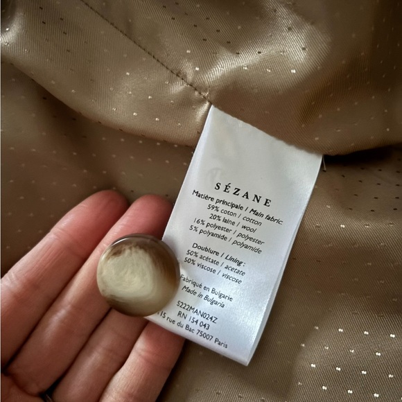 Sezane Suzon coat, XS - Picture 3 of 11